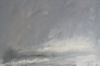 Storm-and-snow-pastel-on-paper